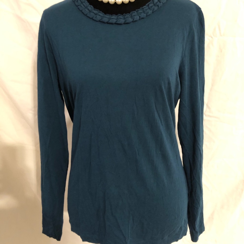 Talbots Woman size 2 long sleeve shirt